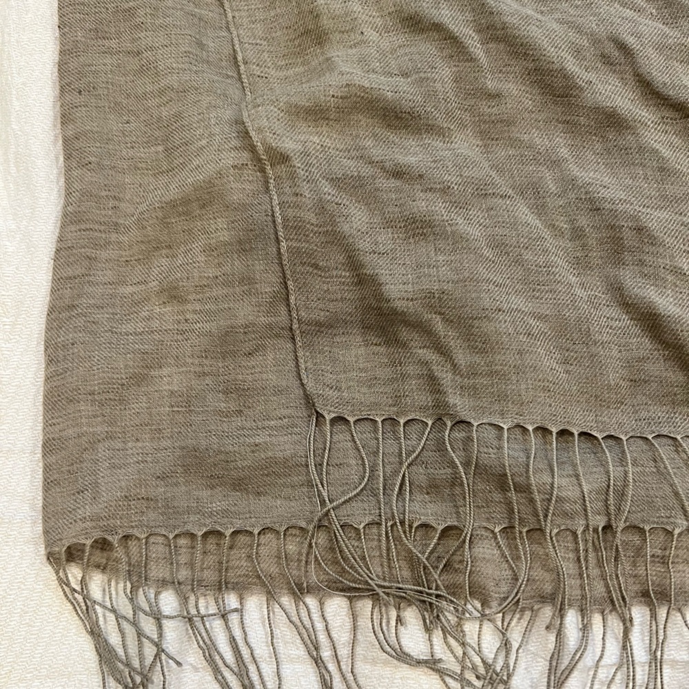 Beige oversized wrap - Made in Italy